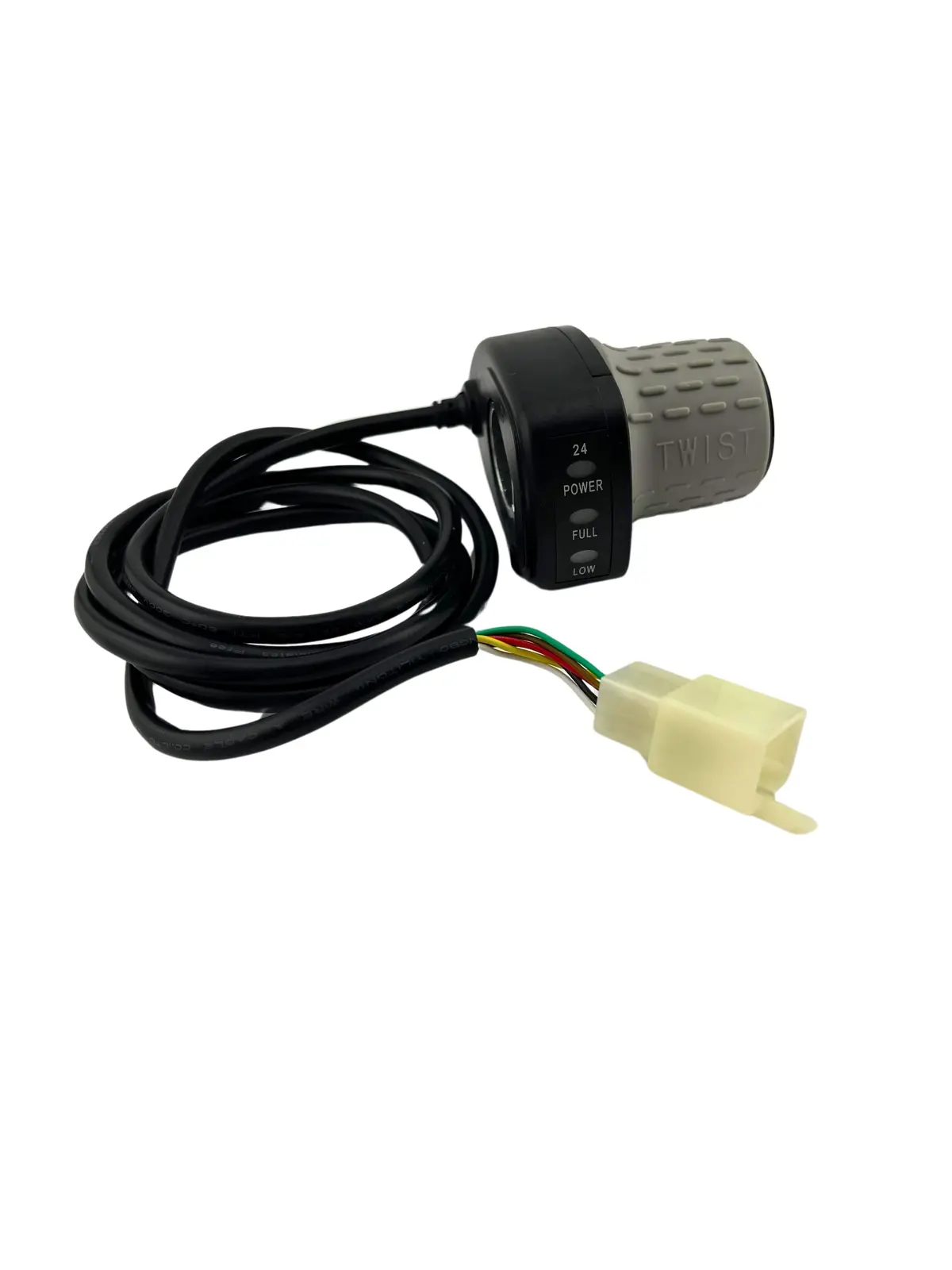 24 Volt Variable Speed 6-Wire Twist Grip Throttle For The Razor Pocket Mod (Versions 13-44) - Retrofit Combo For Discontinued 4-Wire Version 1
