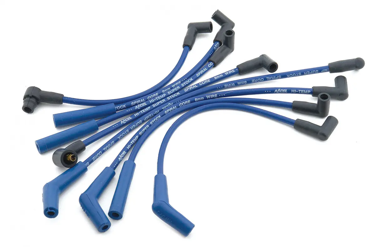 Accel Spark Plug Wires - 8Mm Super Stock Spiral Cust Bu 1