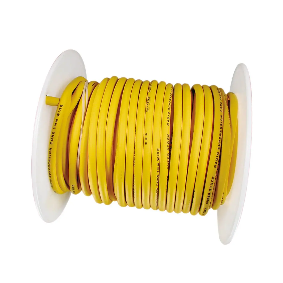 Accel Spark Plug Wire Roll - Super Stock - Copper Core - 7Mm  - 100Ft - Yellow 1