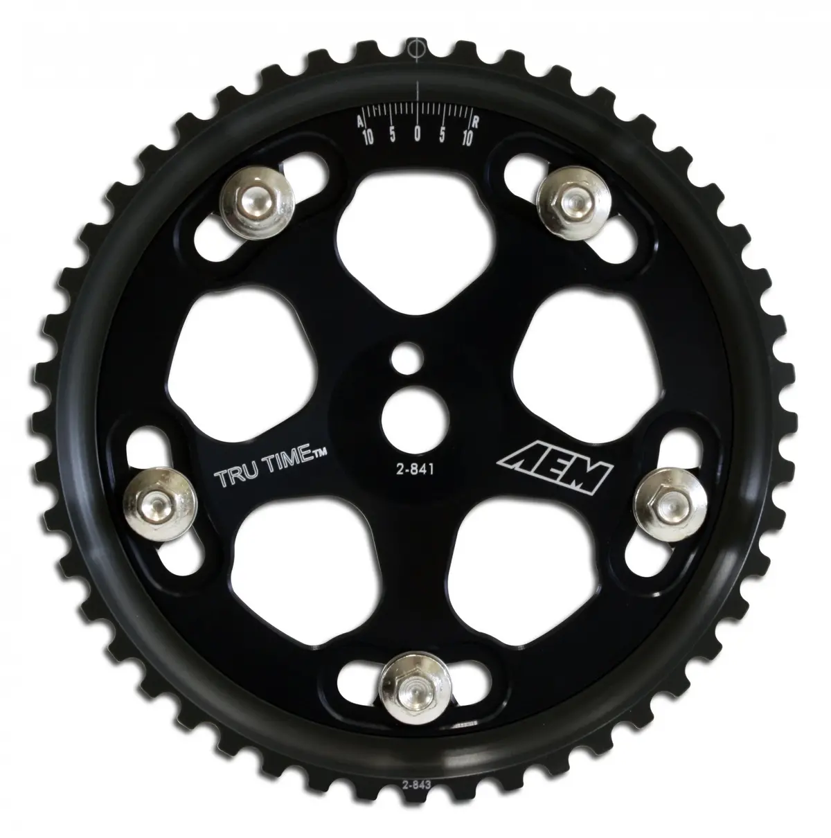 Aem Tru-Time Adjustable Cam Gear Black 5-Bolt Mitsubishi 4G63 1