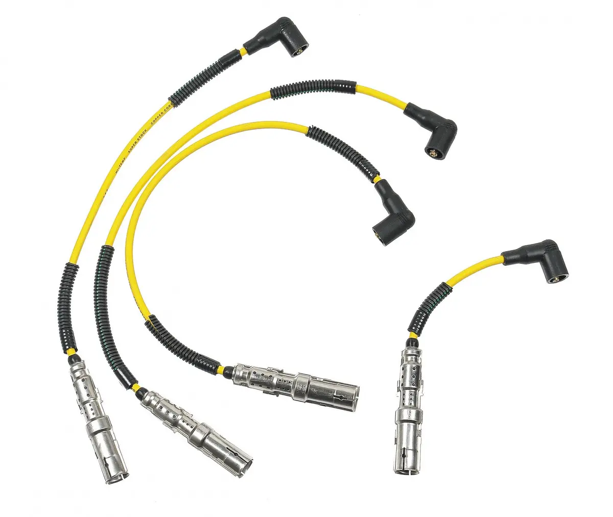 Accel Spark Plug Wire Set - 7Mm - Superstock 5000 Series - Spiral Core - Factory Style Steel Boot - Yellow 1