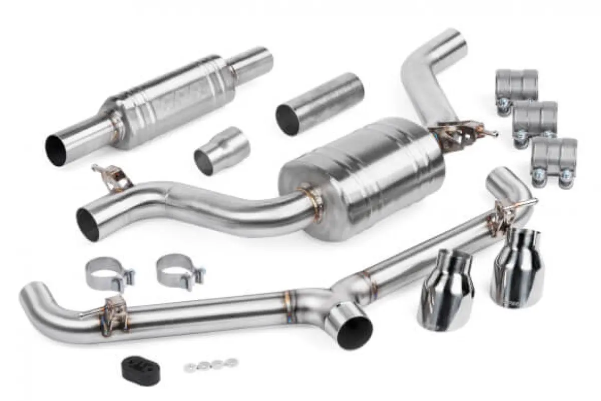 Apr Exhaust - Catback System W/ Front Muffler - Mk7 Gti Tcr 1
