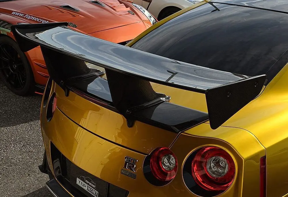 Top Secret Gt Wing St2 (High Mount Ver) For R35 Nissan Gt-R 2