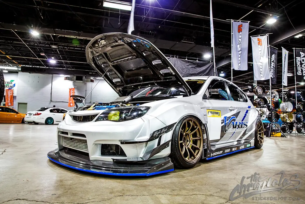 Varis Wide Body Kit Full Kit D For 2007-14 Subaru Wrx Sti [Gvb] 1