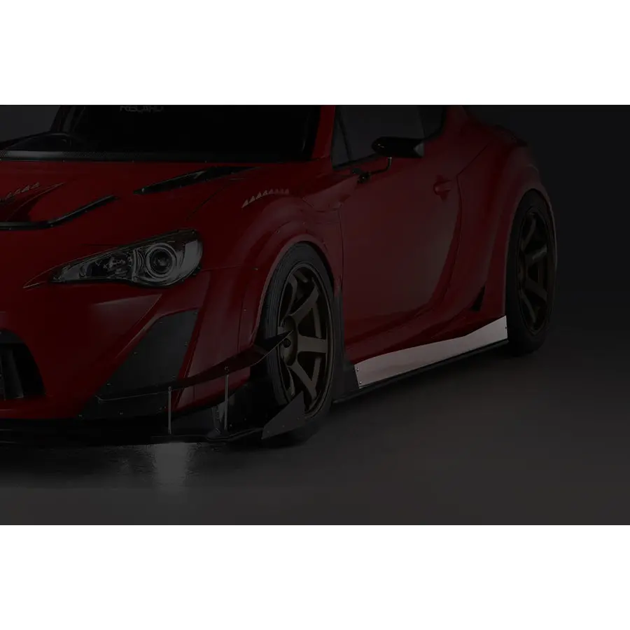 Varis Kamikaze Retrofit Component: Side Skirt Air Flowing Guards, Carbon - Toyota 86 Zn6 Ft86 17+ 1