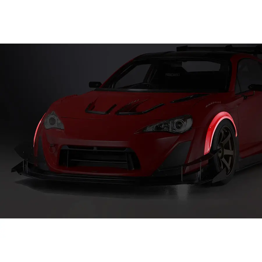 Varis Kamikaze Retrofit Component: Extra Front Wide Fender Add-On, Frp - Toyota 86 Zn6 Ft86 17+ 1