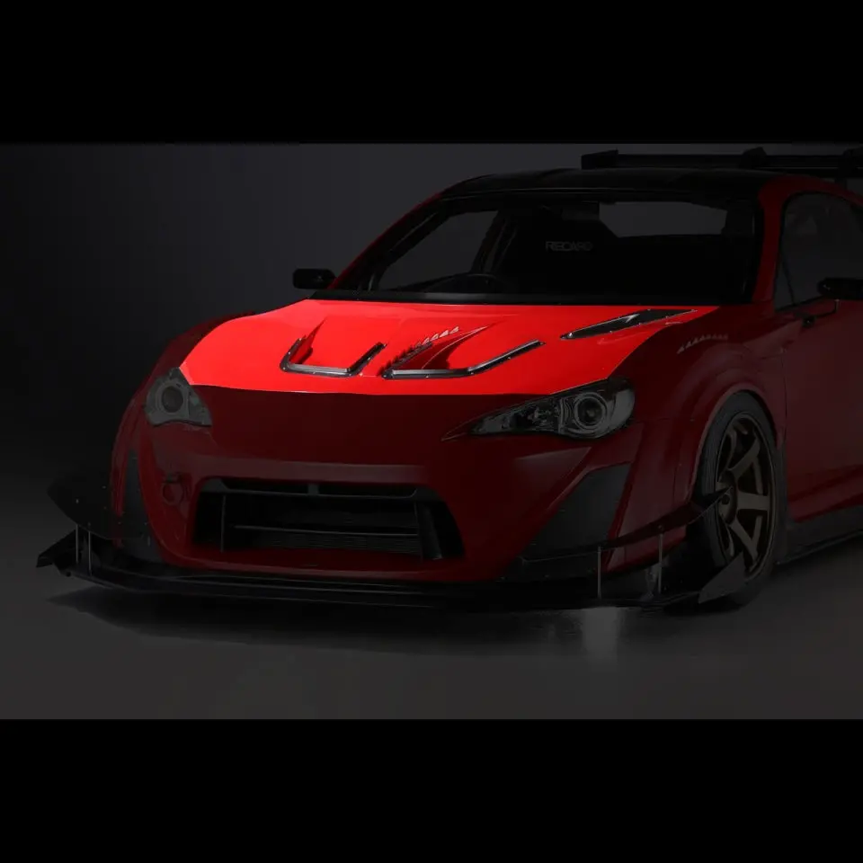 Varis Kamikaze Hood For V Mount, Vsdc - Toyota 86 Zn6 Ft86 17+ 1