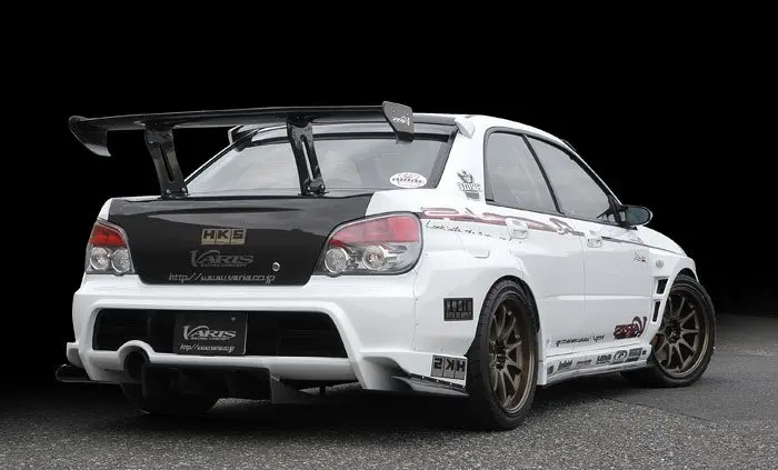 Varis Carbon Rear Diffuser For 2005-07 Subaru Wrx [Gdb] 1