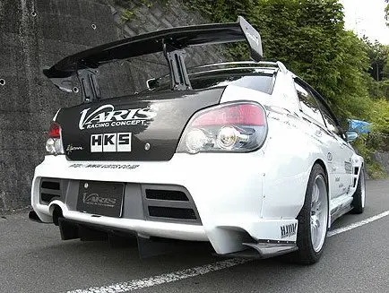 Varis Rear Bumper Kit For 2000-07 Subaru Wrx [Gdb] 1