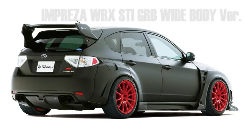 Varis Widebody Side Splitter Fin, Frp - Subaru Grb 1