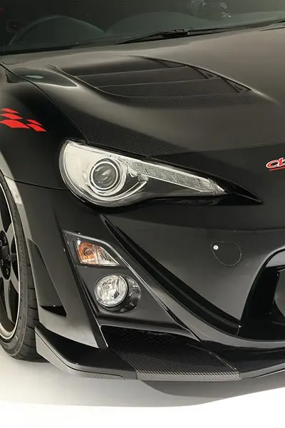 Varis Arising-Ii Carbon Front Lip Cover For 2012-16 Toyota 86/Fr-S [Zn6] 1