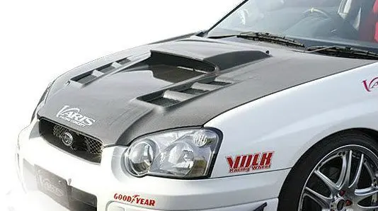 Varis Carbon Aero Bonnet For 2000-07 Subaru Wrx [Gdb-C/D/E] 1