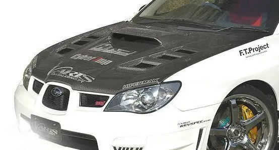 Varis Carbon Aero Bonnet For 2000-07 Subaru Wrx [Gdb-F/G] 1