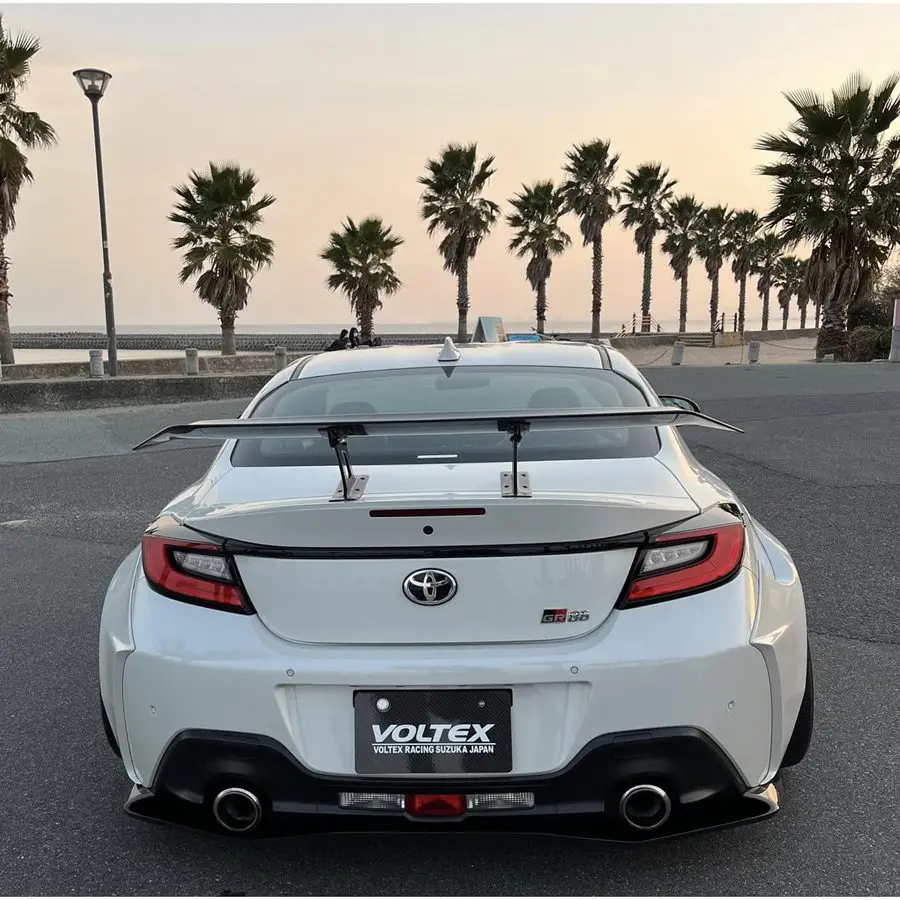 Voltex Wb Street Version 2 Type 12 Bl Center Mount Wing For Zd8 Subaru Brz / Zn8 Toyota Gr86 1
