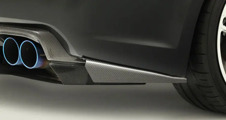 Varis Side Splitter Fin Set For 2007-14 Subaru Wrx Sti [Gvb] 1