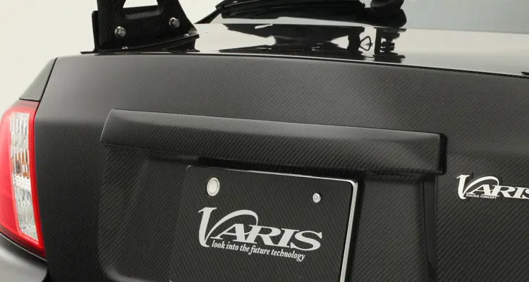 Varis Carbon Fiber Trunk Garnish For 2007-14 Subaru Wrx Sti [Gvb] 1