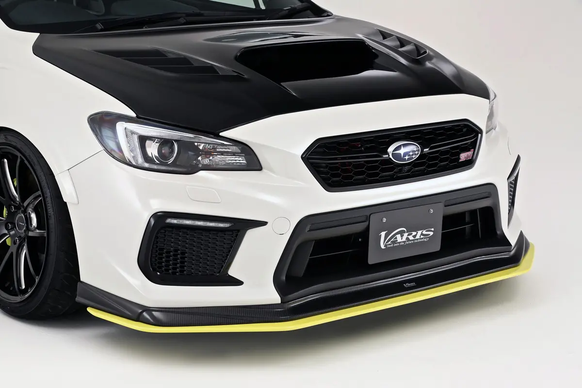 Varis Arising I Front Spoiler Optional Extension Lip For 2018-19 Subaru Wrx Sti [Vab] 1
