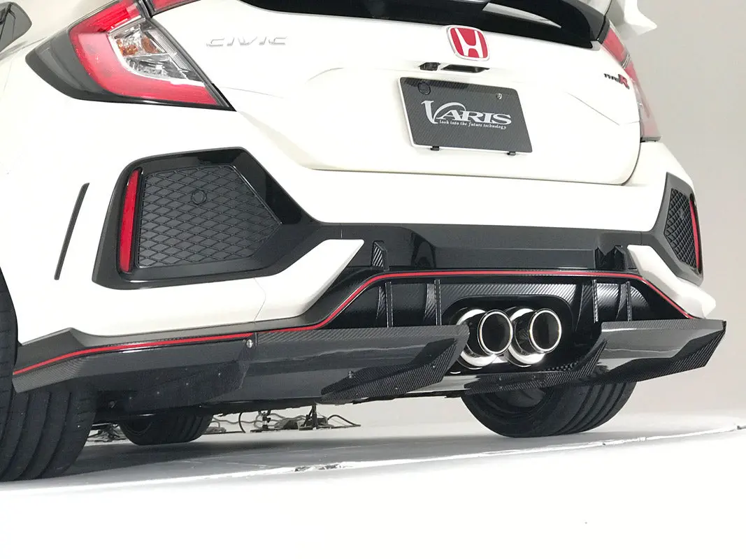 Varis Arising I Rear Diffuser For 2017-19 Honda Civic Type R [Fk8] 1