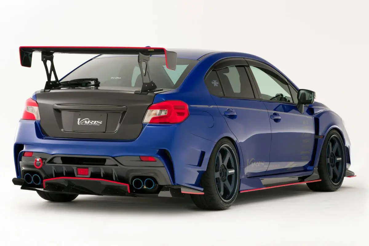 Varis Arising Ii Rear Bumper For 2015-19 Subaru Wrx Sti [Vab/Vag] 1