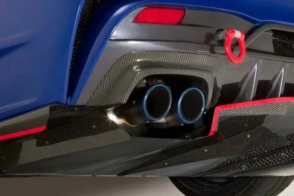 Varis Carbon Heat Shield Set (Muffler Guards) For 2015-19 Subaru Wrx Sti [Vab] 1