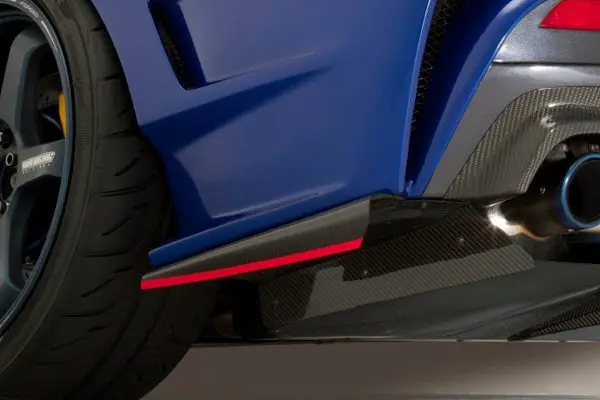 Varis Arising-Ii Rear Side Splitter Fin Set For 2018-19 Subaru Wrx [Vab] Vasu-171 1