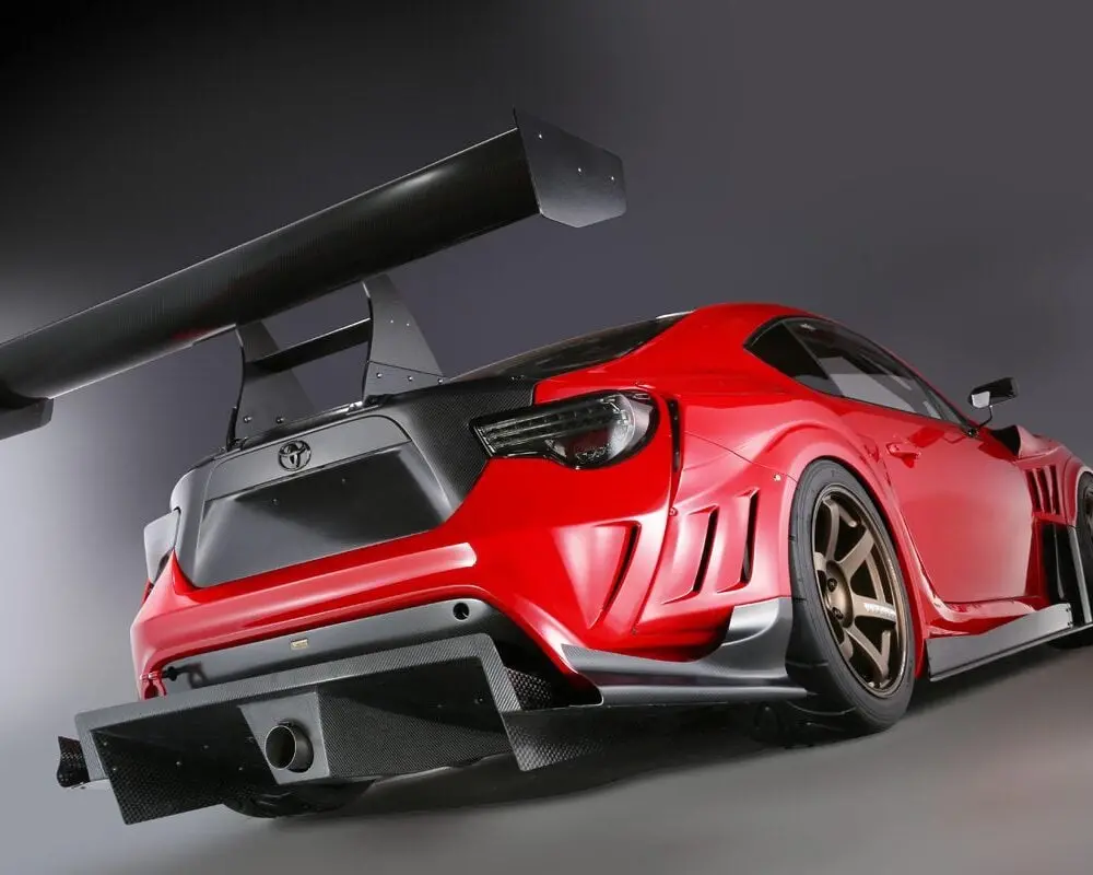 Varis Swan-Neck Gt-Wing For Racing For 2012-19 Toyota 86 / Subaru Brz [Zn6/Zc6] Vato-095 1