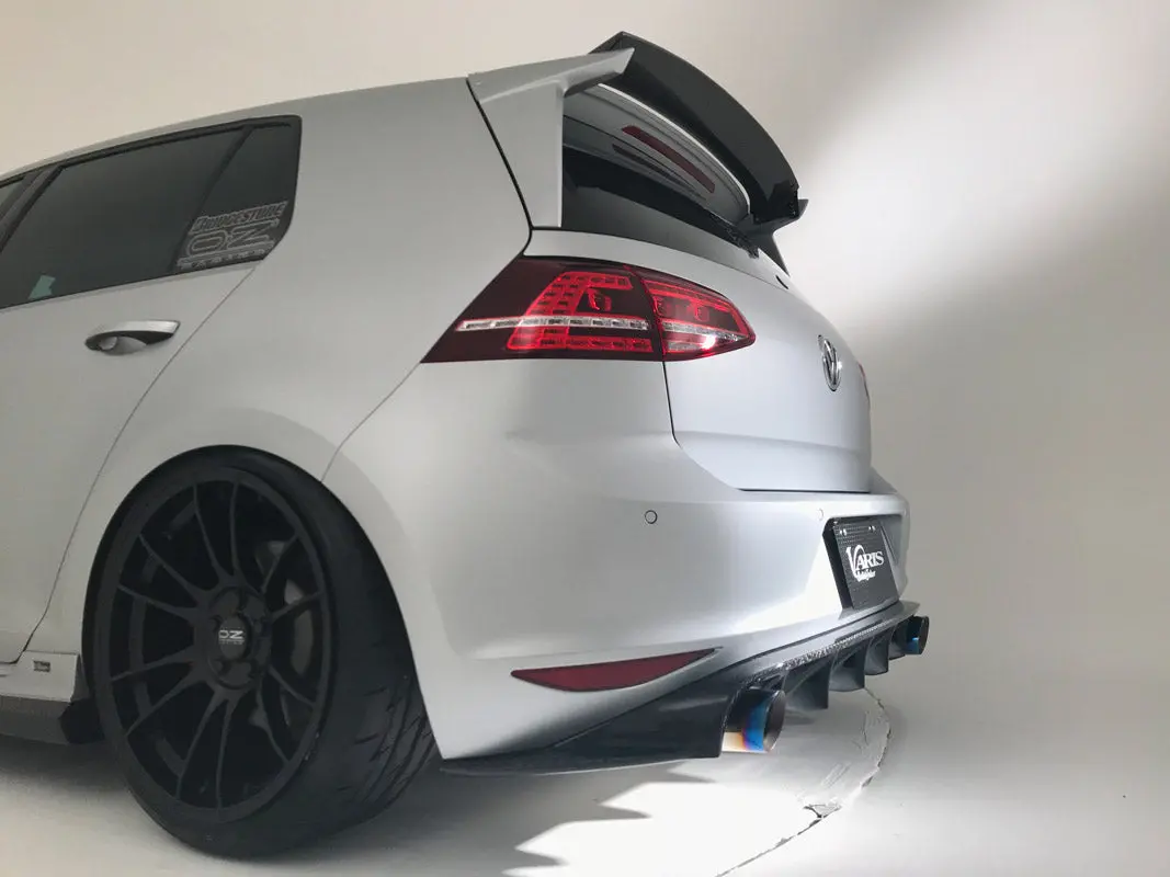 Varis Solid & Joker Rear Under Diffuser For 2015-19 Vw Golf Gti [Mk Vii] 1