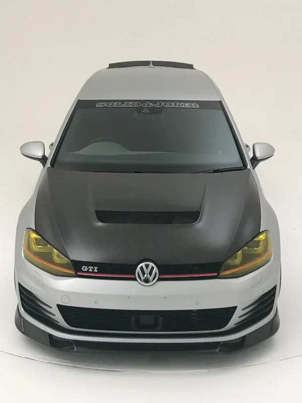 Varis Solid & Joker Cooling Bonnet (Hood) For 2015-19 Vw Golf Gti [Mk Vii] 1