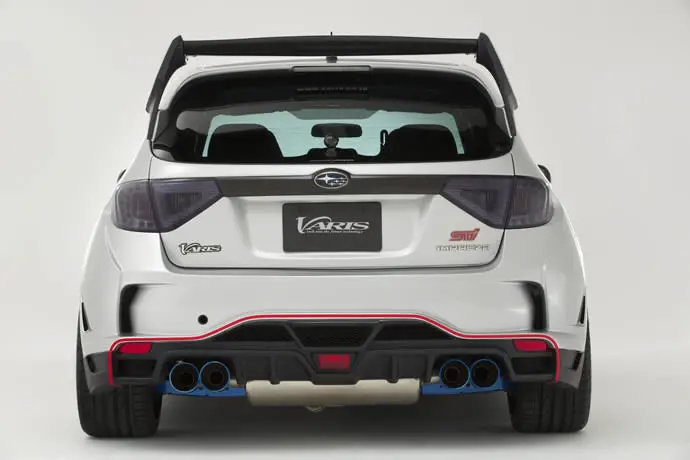 Varis Ultimate Rear Bumper For 2007-14 Subaru Wrx Sti Hatchback [Grb] 1