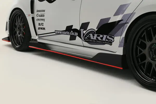 Varis Ultimate Version 2 Side Skirt + Air Shroud Set For 2007-14 Subaru Wrx Sti [Grb/Gvb] 1