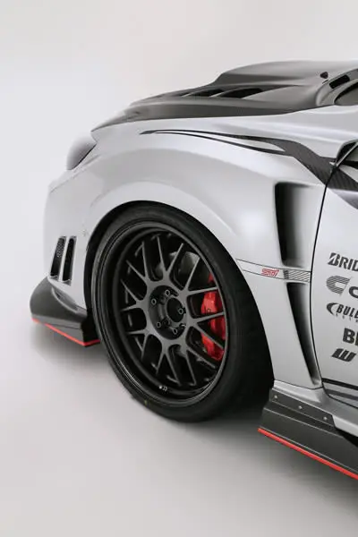 Varis Ultimate Wide Front Fender Set + Bumper Extension Cover For 2007-14 Subaru Wrx Sti [Grb/Gvb] 1