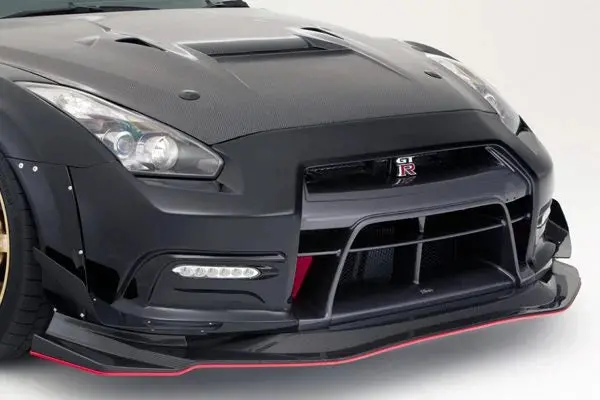 Varis Ultimate ’17 Version Front Bumper Ver.2 + Wide Under Lip For 2009-19 Nissan Gt-R [R35] 1