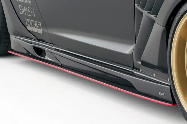 Varis Kamikaze-R Circuit Version Side Skirt＋Brake Duct Set For 2009-19 Nissan Gt-R [R35] 1