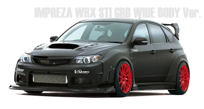Varis Wide Body Kit For 2007-14 Subaru Wrx Sti [Grb] 1