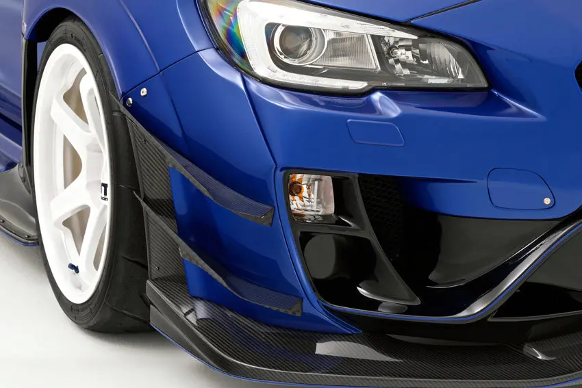 Varis Double Canard Set For Widebody 2015-19 Subaru Wrx Sti [Vab/Vag] Vasu-214 1