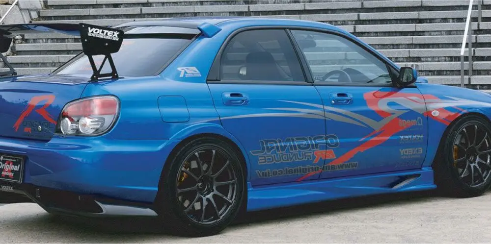 Voltex Side Skirt Set For 2000-07 Subaru Wrx [Gdb] Is-1 1