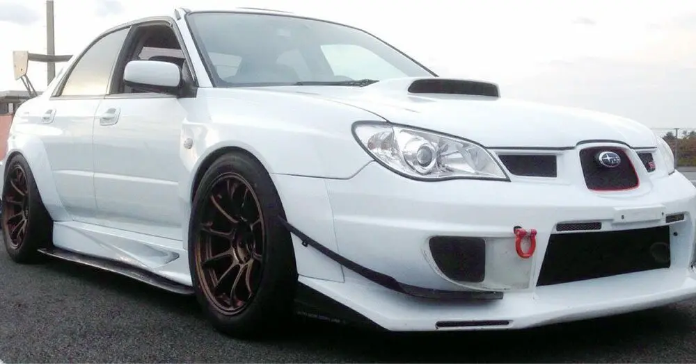 Voltex Front Over Fender Set For 2006-07 Subaru Wrx Sti [Gdb-F] Iof-1 1
