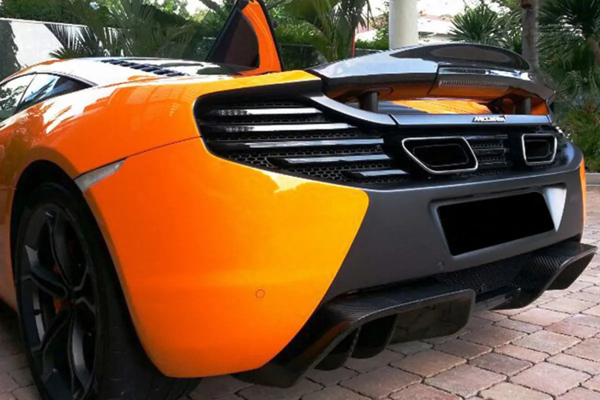 Vr Aero Carbon Fiber Air Brake Ducktail Style Mclaren Mp4-12C | 650S 1