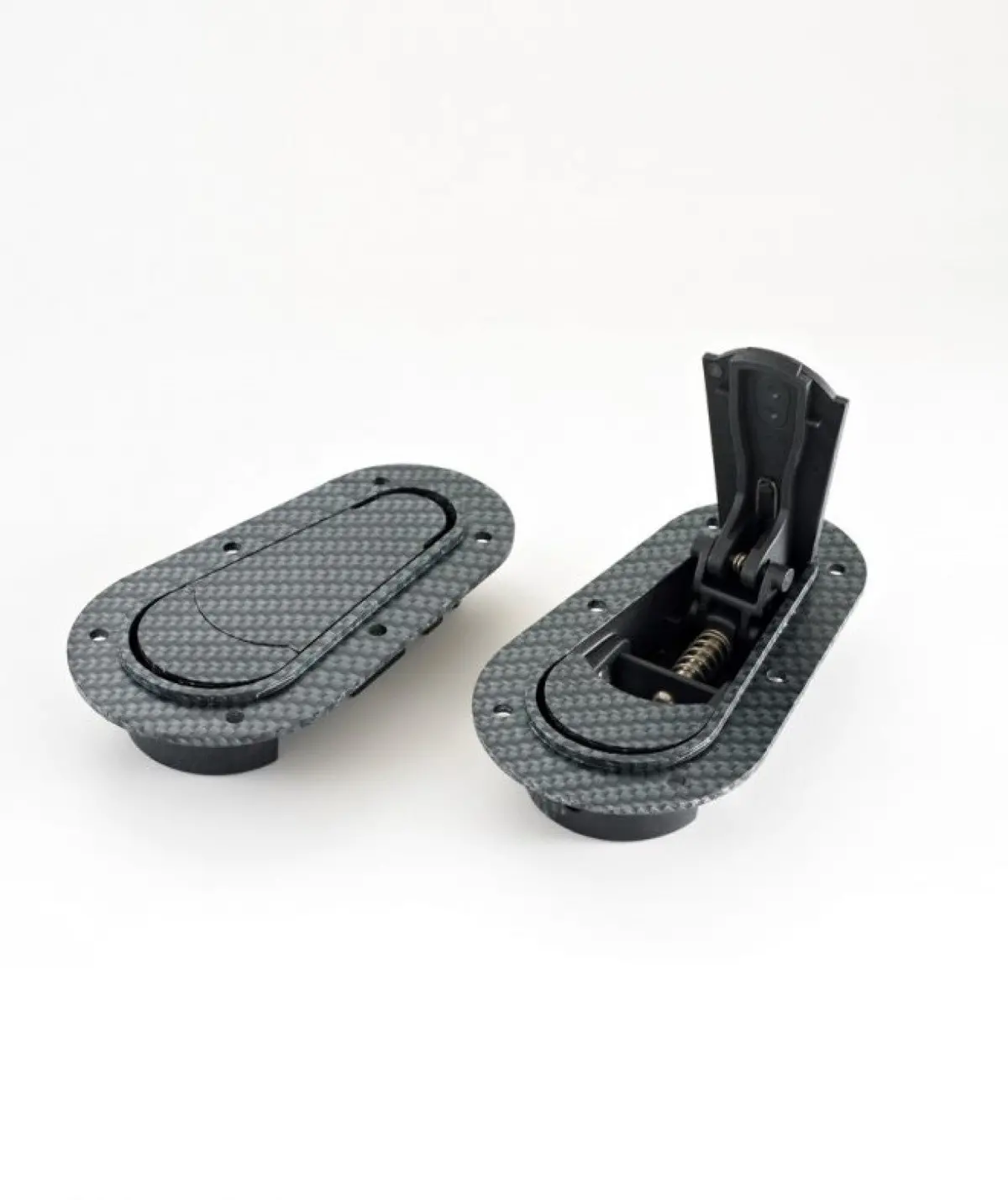 Aerocatch 125-3000 Carbon Fiber Look Non-Locking Hood Pins 1