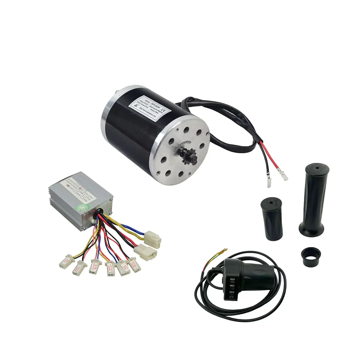 24 Volt 500 Watt / 500W Motor, Controller, & Throttle Kit For Electric Scooters, Bikes, & Go-Karts 2