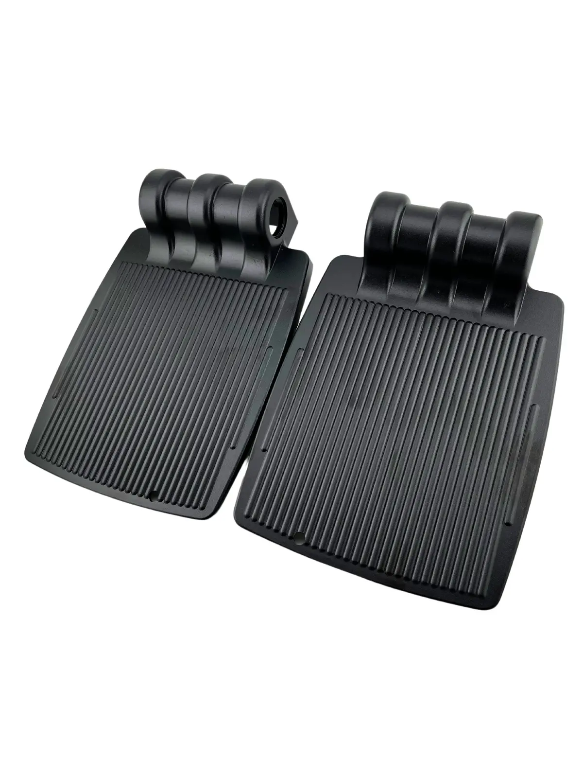 Standard Black Plastic Footplates For Pacesaver Power Chairs 1