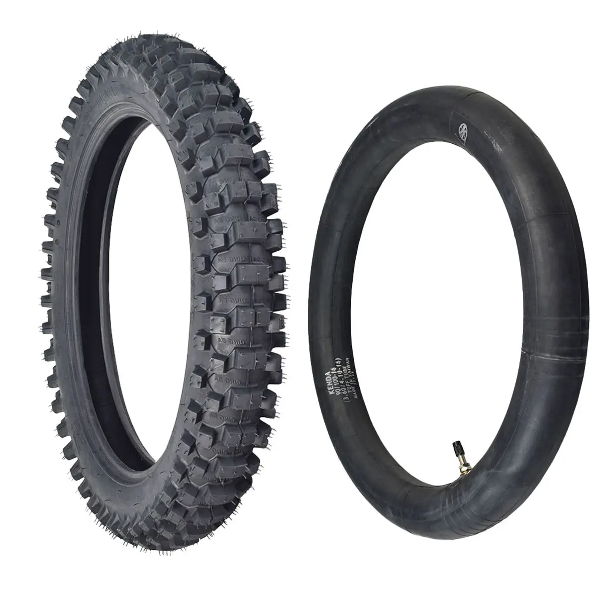 90/100-16 Dirt Bike Tire With Qd015 Knobby Tread 1