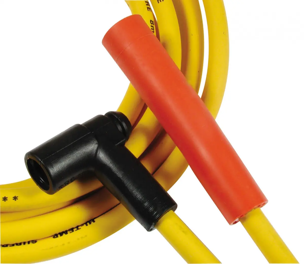Accel Spark Plug Wire Set - Super Stock Graphite Core 8Mm - Yellow 1