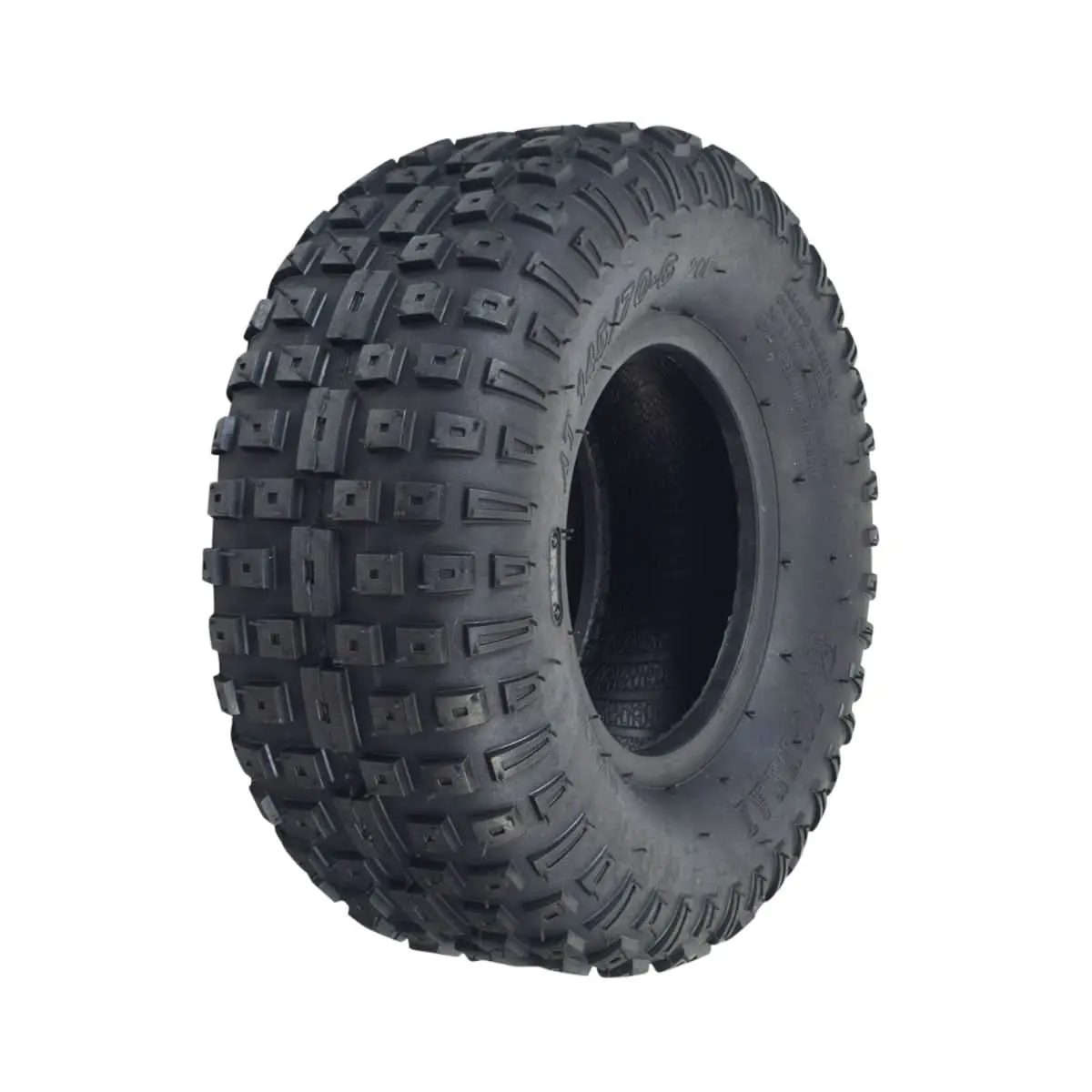 145/70-6 Front Tire With Knobby Tread For Manco Dingo Go-Karts 1