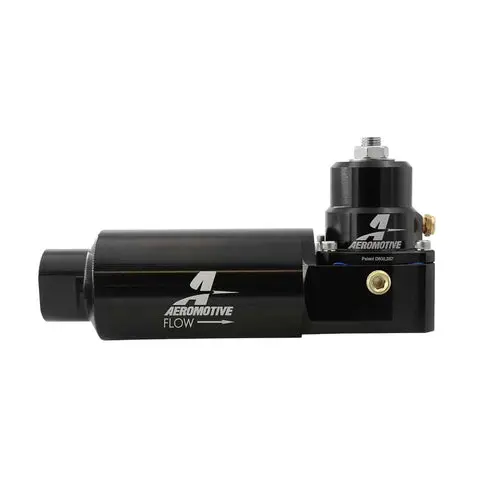 Fuel Pressure Regulator & 10-Micron Cellulose Element Fuel Filter Combo 1