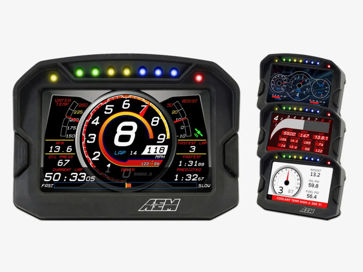 Aem Cd-5 Carbon Digital Racing Logging Dash Display 1