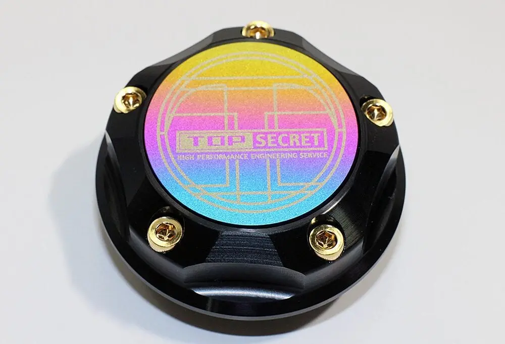 Top Secret Rainbow Oil Cap For R32 / R33 / R34 Nissan Skyline Gt-R And R35 Gt-R 1