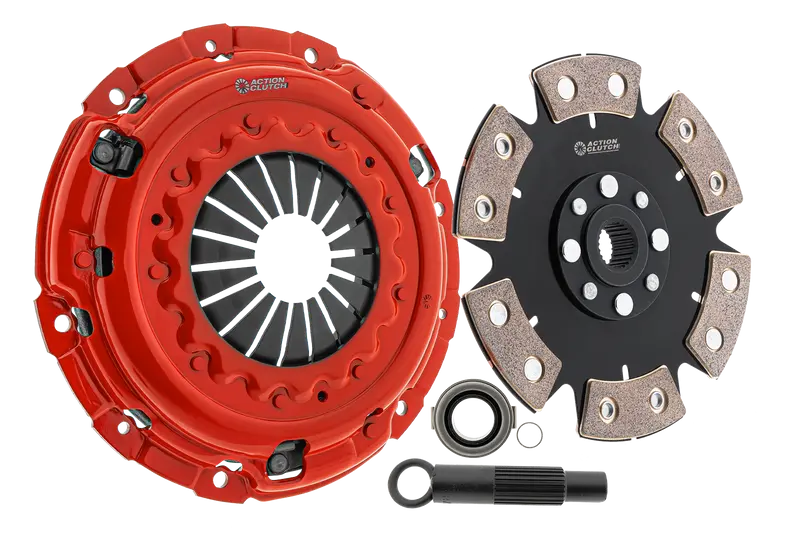 Action Clutch Stage 4 Clutch Kit 1Md For Honda Civic Si 2012-2015 2.4L 6Spd Fits Factory Oem Flywheel 1