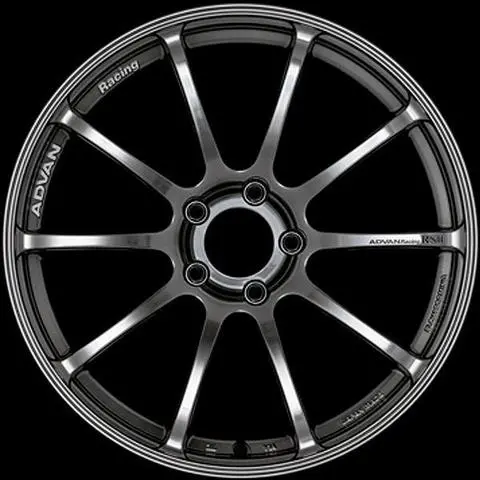 Advan Rgiii 18X10.5 +15 5X114.3 Racing Hyper Black Wheel 1
