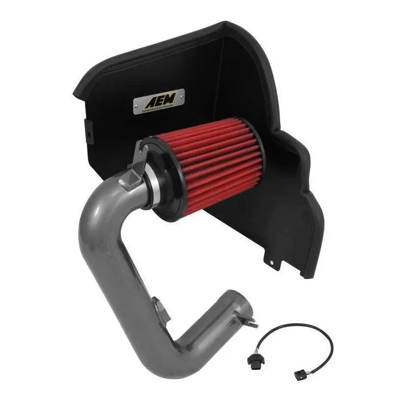 Aem Cold Air Intake Gunmetal Subaru Wrx 2015-2021 1